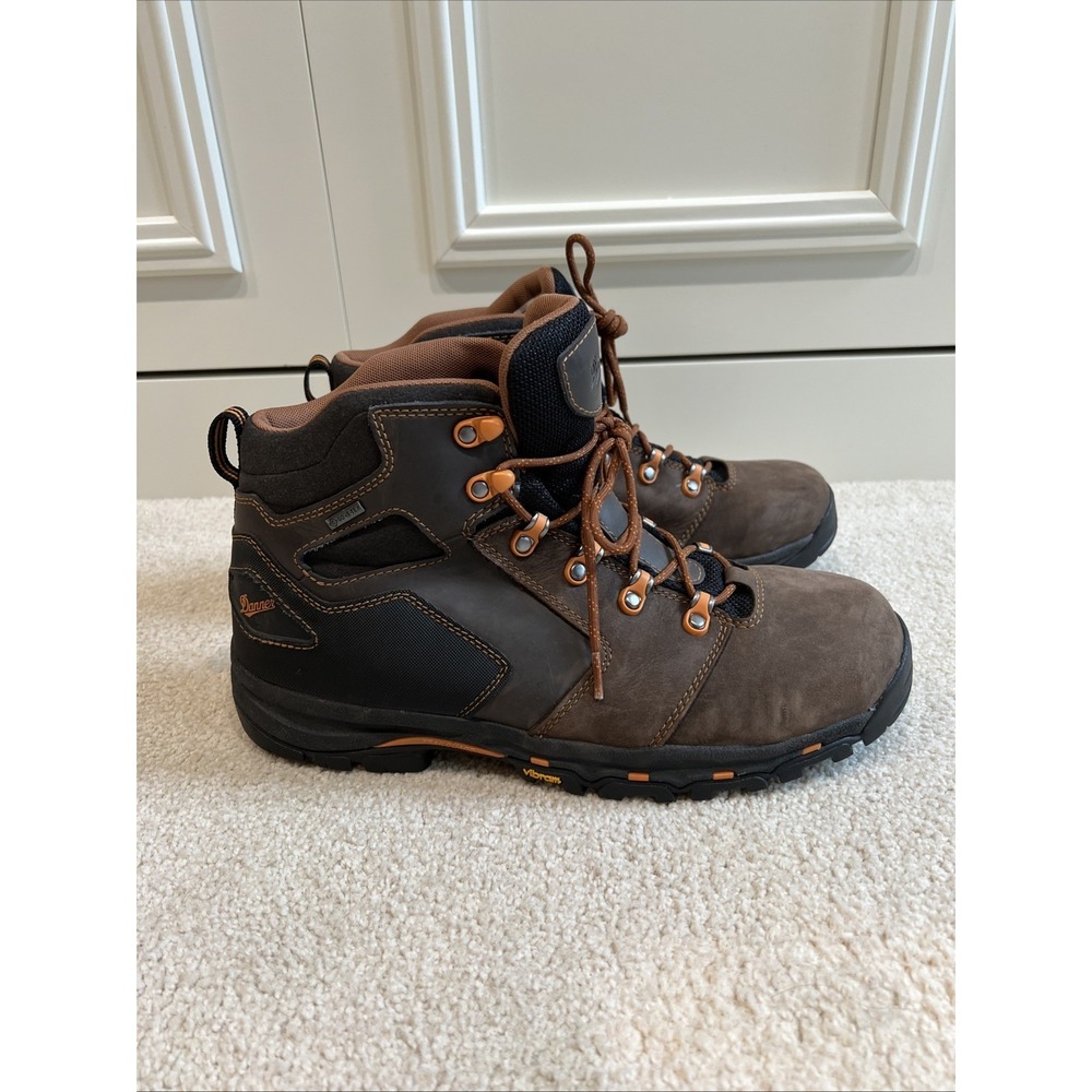Danner Viscious 4.5" Brown Orange Hiking Boots Size 12‎ D Goretex Waterproof